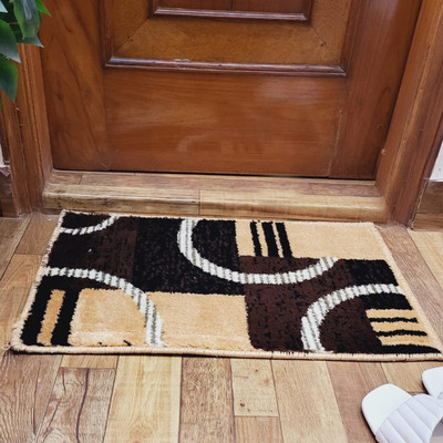 EXOTICE Polyester Door Mat(Beige, Medium)