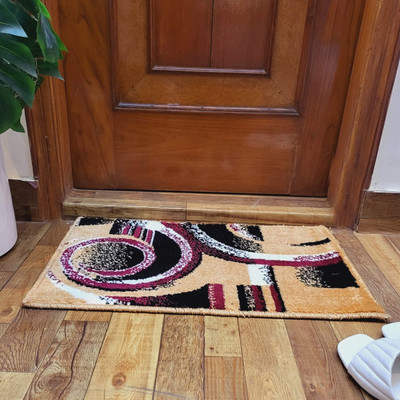 EXOTICE Polyester Door Mat(Beige, Medium)