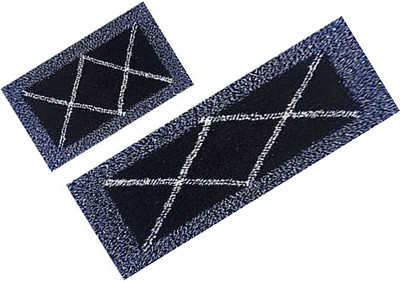 Avi Trader Microfiber Floor Mat(Black White, Free, Pack of 2)