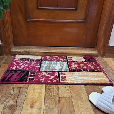 EXOTICE Polyester Door Mat(Multicolor, Medium)