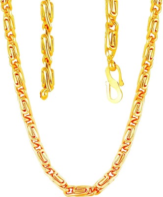 ZUKHRUF stylish Sachin Neck Chains micro Gold plated Chain for Men Gold-plated Plated Brass Chain