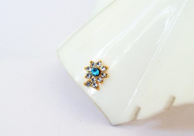 fashion2021 Crystal Gold-plated Plated Brass Nose Stud