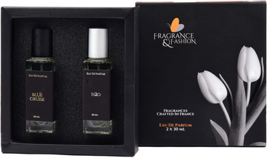 Fragrance & Fashion Aquatic Couple Combo - 2 x 30 ML Eau de Parfum  -  60 ml(For Men & Women)