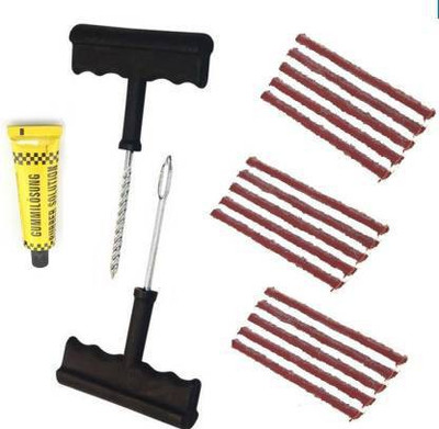 meenu arts STRIPS-C-13 Tubed Tyre Puncture Repair Kit