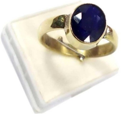 Senroar Copper Sapphire Gold Plated Ring Brass Sapphire Gold Plated Ring