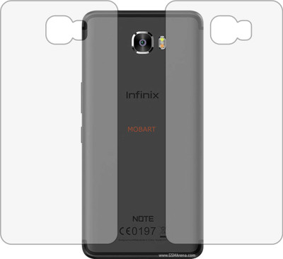 MOBART Back Screen Guard for INFINIX NOTE 4 PRO (Matte Finish)(Pack of 2)