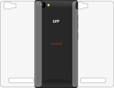 MOBART Back Screen Guard for LYF F8 (Matte Finish)(Pack of 2)