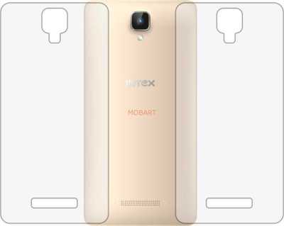 MOBART Back Screen Guard for INTEX LIONS 4G (Matte Finish)(Pack of 2)