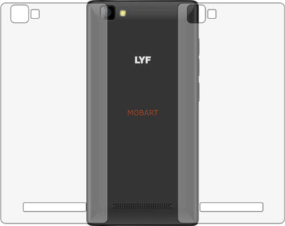 MOBART Back Screen Guard for RELIANCE JIO LYF FLAME 8 (Matte Finish)(Pack of 2)