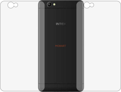 MOBART Back Screen Guard for INTEX AQUA SELFIE(Pack of 2)