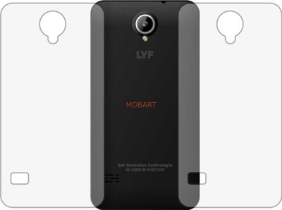 MOBART Back Screen Guard for RELIANCE JIO LYF FLAME 2 (Matte Finish)(Pack of 2)