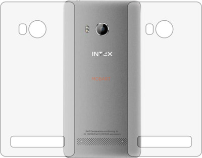 MOBART Back Screen Guard for INTEX AQUA MUSIC (Matte Finish)(Pack of 2)