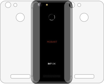 MOBART Back Screen Guard for INTEX AQUA LIONS X1 PLUS (Matte Finish)(Pack of 2)