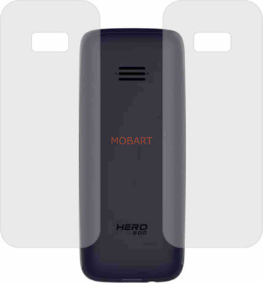 MOBART Back Screen Guard for LAVA HERO 600 (Matte Finish)(Pack of 2)