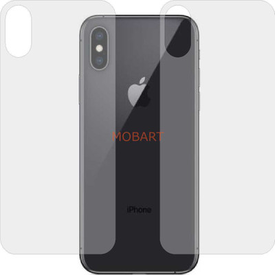 MOBART Back Screen Guard for APPLE IPHONE XS (Matte Finish)(Pack of 2)