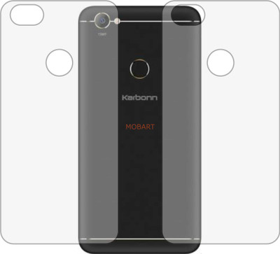 MOBART Back Screen Guard for KARBONN TITANIUM FRAMES S7 (Matte Finish)(Pack of 2)