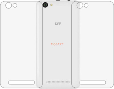MOBART Back Screen Guard for RELIANCE JIO LYF FLAME 1(Pack of 2)