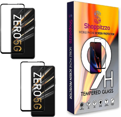 Shoppitzzo Edge To Edge Tempered Glass for Infinix Zero 5G/DuraGlass Tempered Glass/Full Screen Coverage-Edge to Edge(Pack of 2)