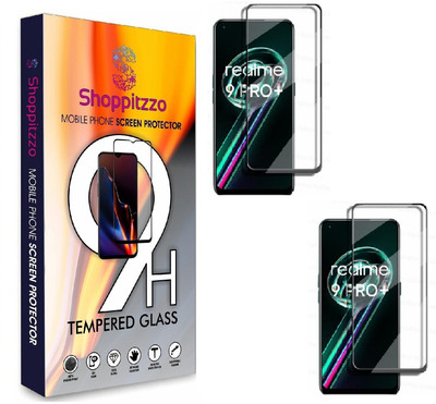 Shoppitzzo Edge To Edge Tempered Glass for realme 9 Pro Plus 5G/NeoShield Tempered Glass/Full Screen Coverage-Edge to Edge(Pack of 2)