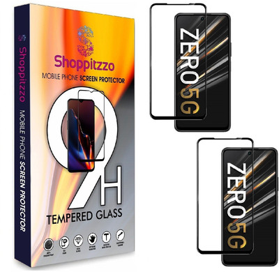 Shoppitzzo Edge To Edge Tempered Glass for Infinix Zero 5G/NeoShield Tempered Glass/Full Screen Coverage-Edge to Edge(Pack of 2)