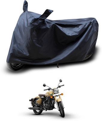 PAGORA Two Wheeler Cover for Royal Enfield(Classic 350 Signals, Black)
