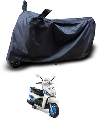 PAGORA Two Wheeler Cover for Mahindra(Gusto 125, Black)