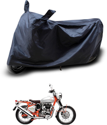PAGORA Waterproof Two Wheeler Cover for Royal Enfield(Bullet Trials 350, Black)