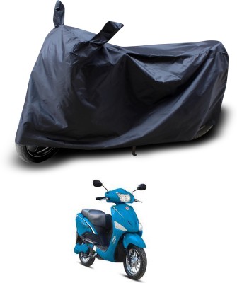 PAGORA Two Wheeler Cover for Hero(Electric Optima Plus, Black)