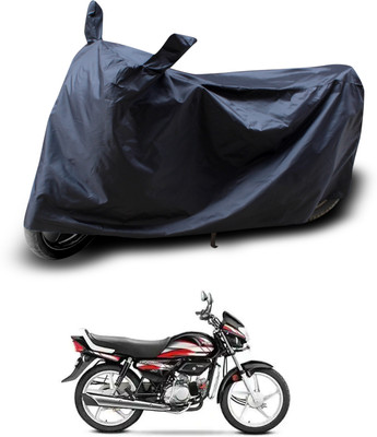 PAGORA Two Wheeler Cover for Hero(MotoCorp Pleasure Plus, Black)