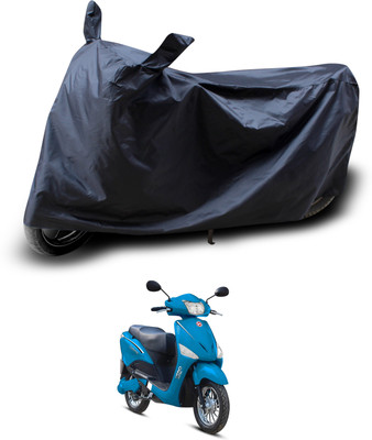 PAGORA Two Wheeler Cover for Hero(Electric Optima, Black)