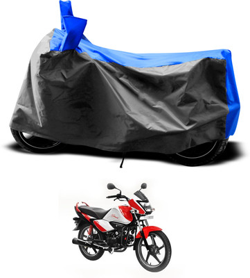 PAGORA Two Wheeler Cover for Hero(Splendor I Smart, Grey)