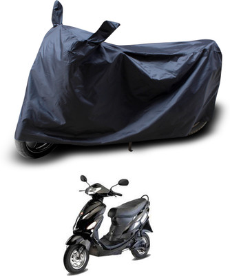 PAGORA Two Wheeler Cover for Hero(Electric Wave Dx, Black)