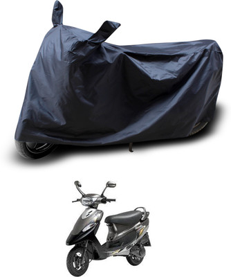 PAGORA Two Wheeler Cover for TVS(Scooty Pep+, Black)
