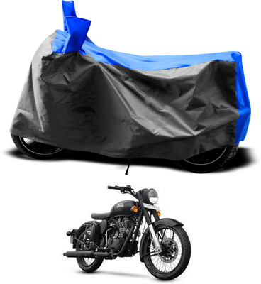 PAGORA Waterproof Two Wheeler Cover for Royal Enfield(Classic 500, Grey)