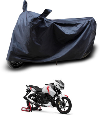 PAGORA Two Wheeler Cover for TVS(Apache 150, Black)