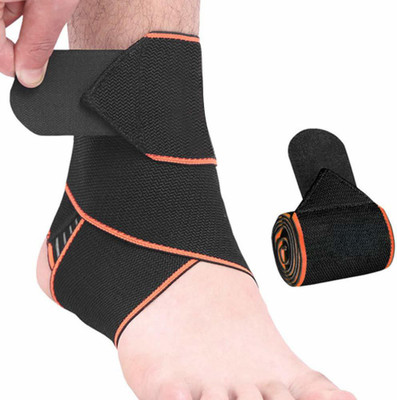 uRock Adjustable Ankle Brace Band Support Suitable for Running, Gym Ankle Support(Orange)