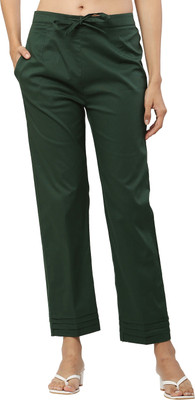 Sellingsea Regular Fit Women Green Trousers