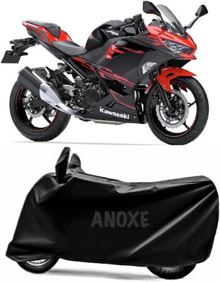 ANOXE Two Wheeler Cover for Kawasaki(Ninja 250, Black)