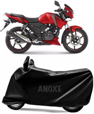 ANOXE Two Wheeler Cover for TVS(Apache RTR 160, Black)