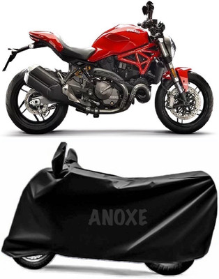ANOXE Two Wheeler Cover for Ducati(Monster 82, Black)