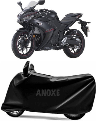 ANOXE Two Wheeler Cover for Yamaha(YZF R25, Black)