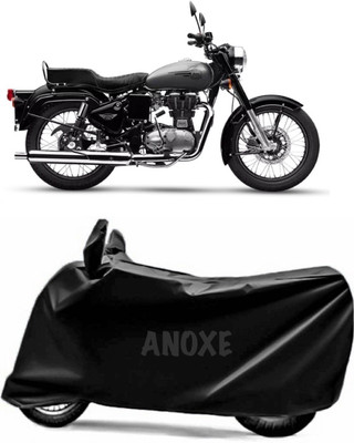 ANOXE Two Wheeler Cover for Royal Enfield(Bullet 350, Black)
