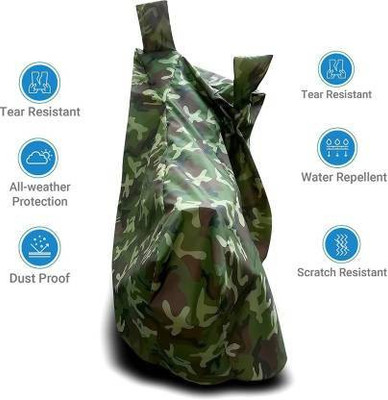 AutoGalaxy Waterproof Two Wheeler Cover for Yamaha(YZF-R15 V2 BS6, Green)