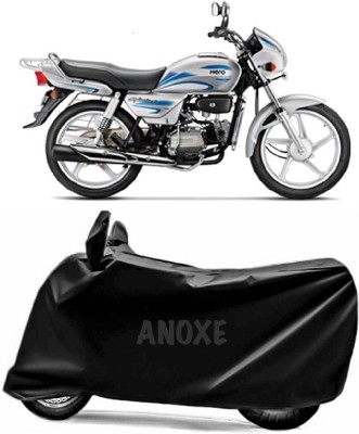 Mdstar Two Wheeler Cover for Hero(Splendor Plus, Black)