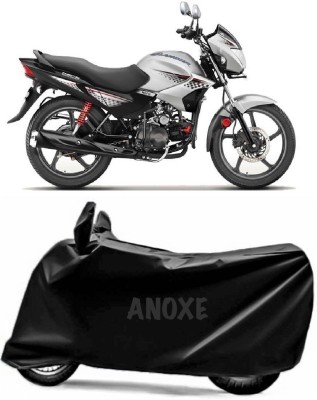 ANOXE Two Wheeler Cover for Hero(Glamour, Black)