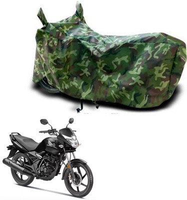 AUTOCAD Waterproof Two Wheeler Cover for Honda(Unicorn, Green)