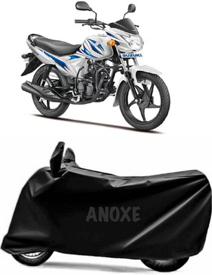 ANOXE Two Wheeler Cover for Suzuki(Hayate, Black)