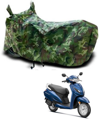 AUTOCAD Two Wheeler Cover for Honda(Activa i, Green)