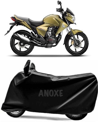 ANOXE Two Wheeler Cover for Honda(Unicorn Dazzler, Black)