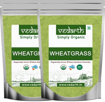Vedarth Organic WheatGrass Powder Super food for healthy Living (500 Gram X 2 Pack)(2 x 0.5 kg)